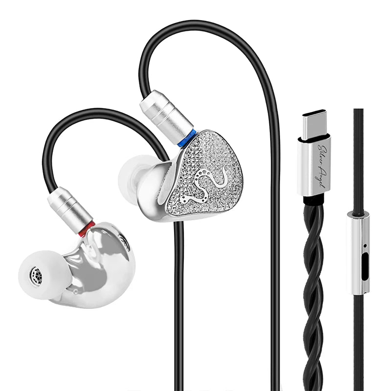 Metal 3.5mm Dynamic Vocalism Composite Diaphragm Earphones