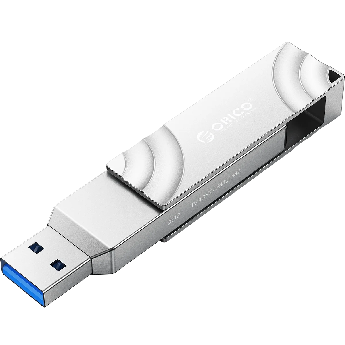 Orico Metal Portable 2-IN-1 Solid State Flash Drive For Laptop