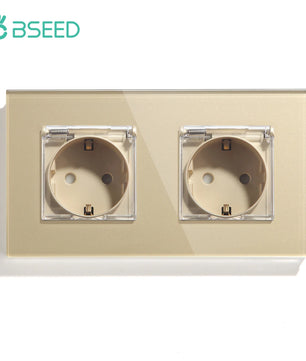 Bseed 16A Glass Panel Wireless WIFI Control Smart Power Socket