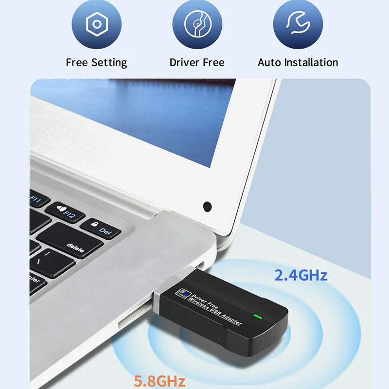 2.4GHz High Power 1300Mbps WIFI Wireless Dual Band Router For PC