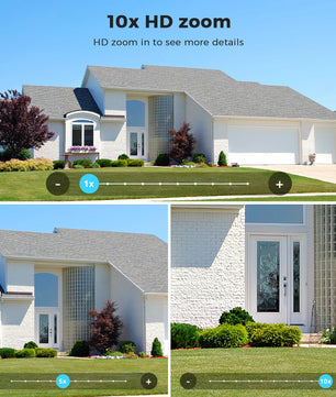 Plastic 9MP IP66 Waterproof 4 Lens Zoom 5G Dome Camera