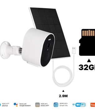 Moes 5200mAh WiFi 4MP HD Waterproof Smart Security Camera