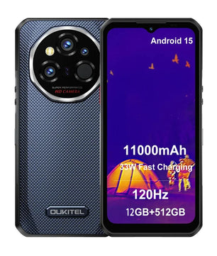 11000mAh WP55 Ultra 5G Rugged Water Drop Screen Smartphone