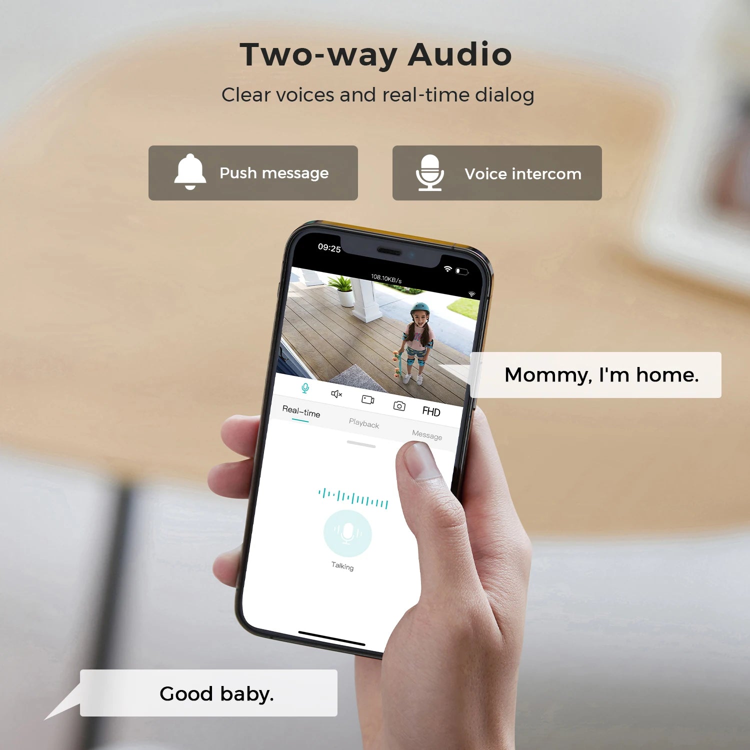 4MP Single Lens Wifi 5X Digital Zoom Surveillance Camera