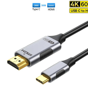 Aluminum Braid Shielding HDMI-Compatible Cables For MacBook