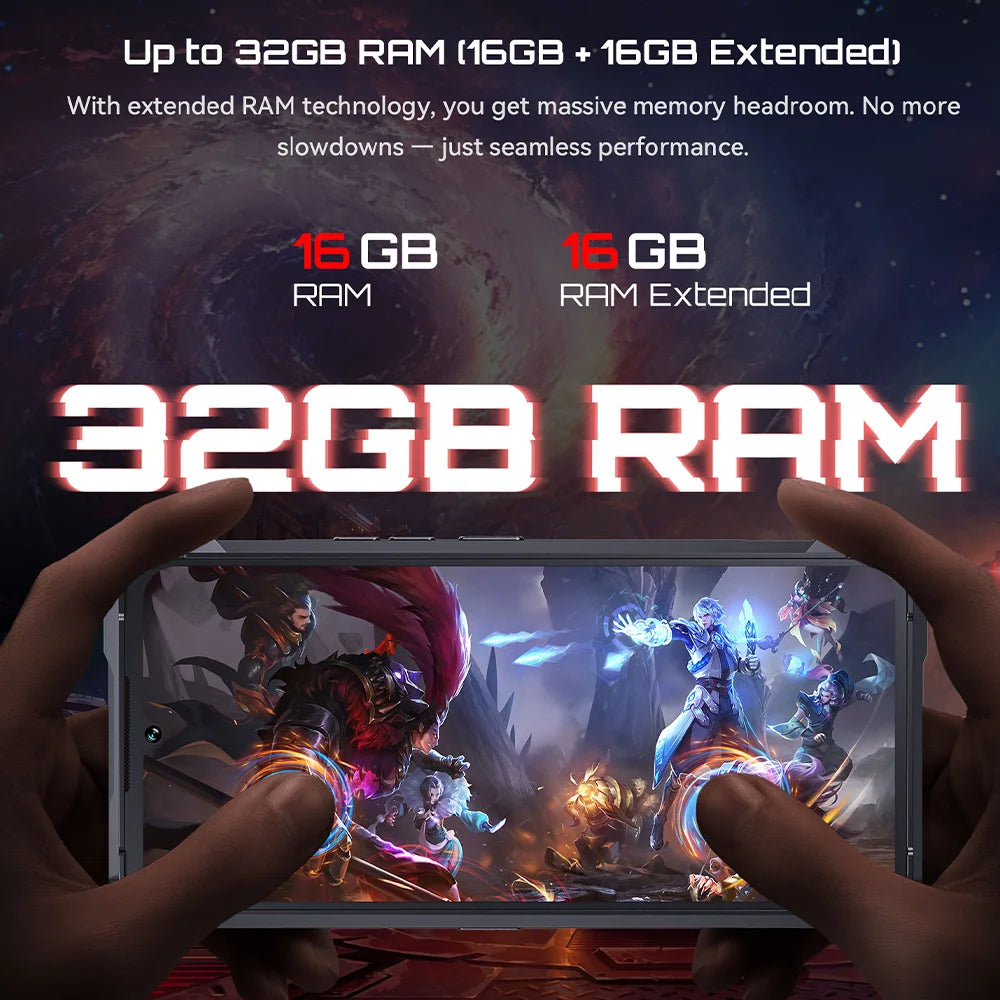 7500mAh KingKong 11 256GB Rugged Type-C Rear Display Smartphone