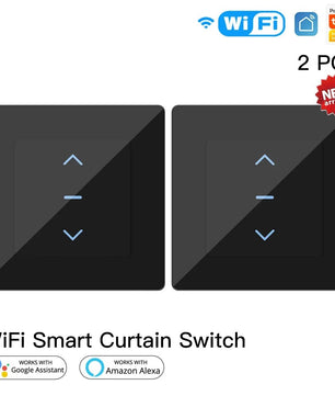 Moes 240V Plastic Curtain Motorized Roller Shutters Blinds Switch
