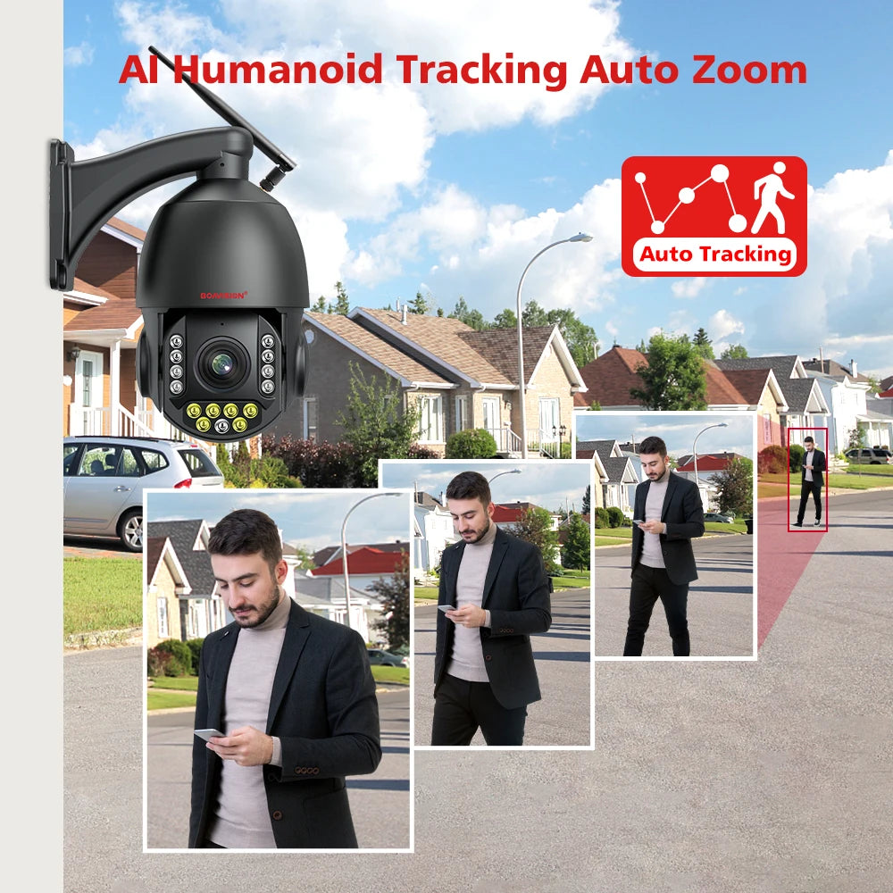 8 Mega Pixel Plastic 4K WIFI Dome Security Surveillance Camera