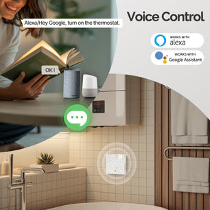 MOES WiFi ZigBee Smart Thermostat Battery Gas Boiler Alexa Google Home