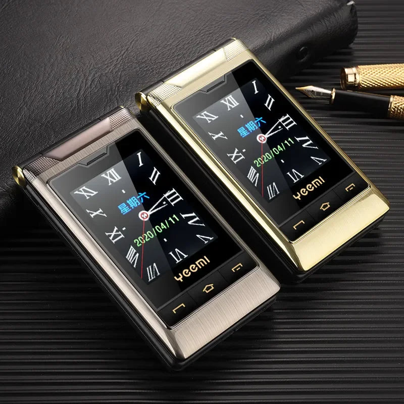 1800mAh 8MP Normal Screen Dual Screen Flip Android Smartphone