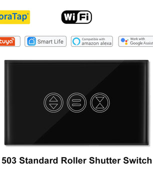LoraTap 250V Plastic Curtains Roller Shutters Blinds Switch