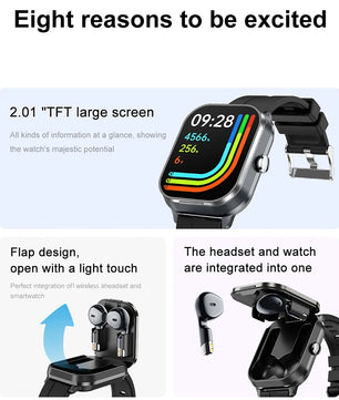 Silica Gel Waterproof Heart Rate Tracker Android Square Smartwatch