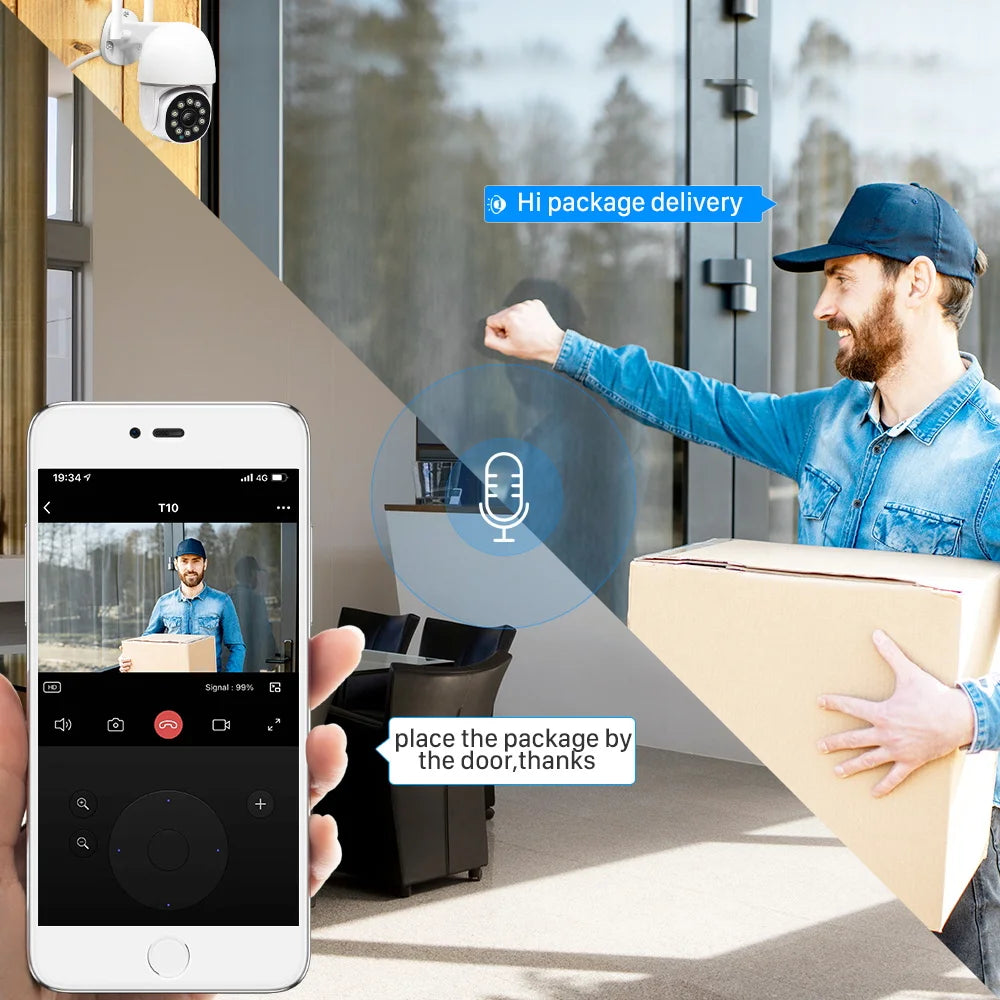 5MP IP66 Waterproof Outdoor 5X Digital Zoom Surveillance Camera