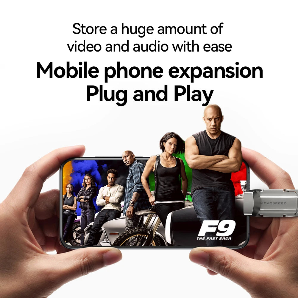 128GB - 2TB USB 3.2 External Flash Memory Solid State Pen Drive