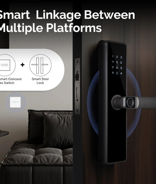 MOES WiFi Smart Glass Panel Light Switch with Alexa Google Home