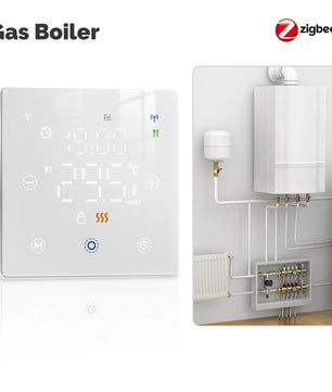 MOES WiFi ZigBee Smart Thermostat Battery Gas Boiler Alexa Google Home