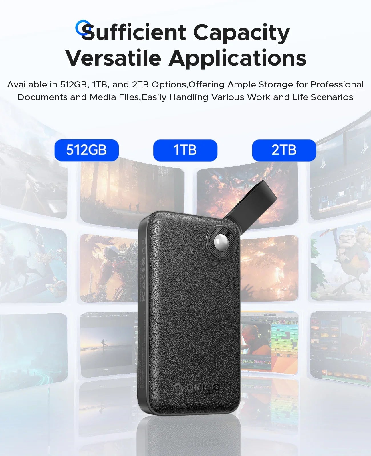 512GB - 2TB External Solid State Drive For Laptop And Desktop
