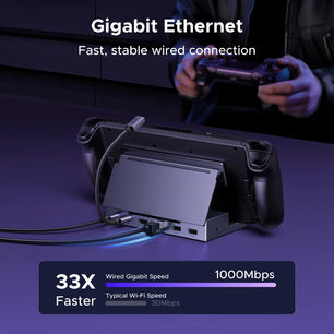 Ugreen 6-IN-1 Metal Type-C Hub Steam Deck Docking Station