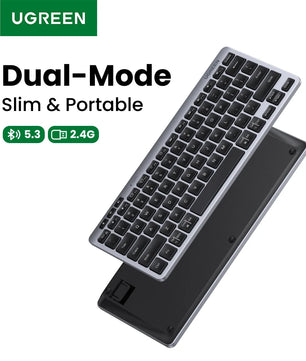 Ugreen Wireless 5.3 & 2.4G USB Bluetooth 78 Key Keyboard 