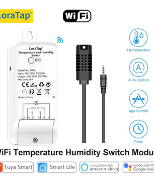 LoraTap 10A Plastic Wireless Switch Socket Relay Module Kit
