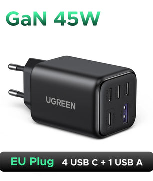 Ugreen 45W GaN 5 Ports PD 3.0 UFSC PPS Charger For iPhone