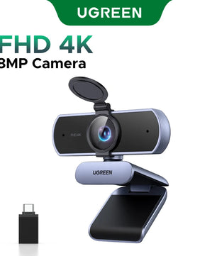 Ugreen 4K FHD 1080P Auto Focus Webcam For PC
