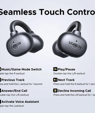 Silica Gel Dynamic Vocalism Bluetooth 6.0 Wireless Earphones