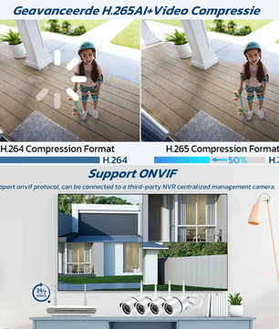 IP66 5MP Digital Zoom Waterproof Audio Record Bullet Camera