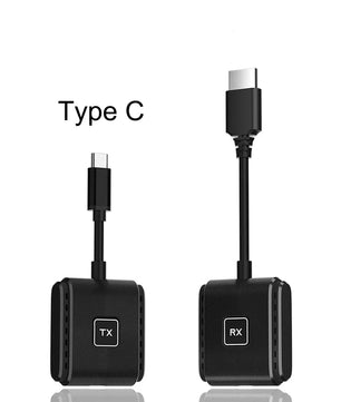 Wireless Type-C 50M HDMI Transmitter Receiver Adapter Set