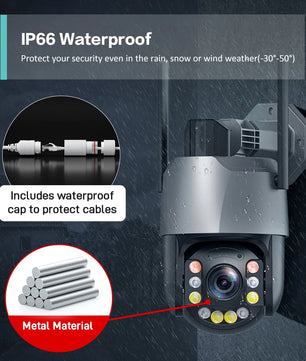 Boavision 8MP WIFI Waterproof Night Vision Surveillance Camera