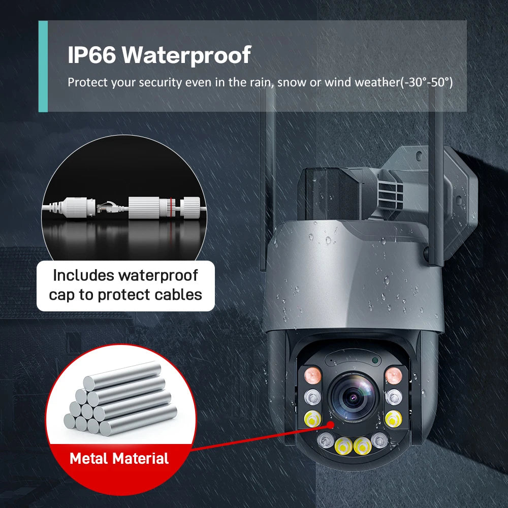 Boavision 8MP WIFI Waterproof Night Vision Surveillance Camera