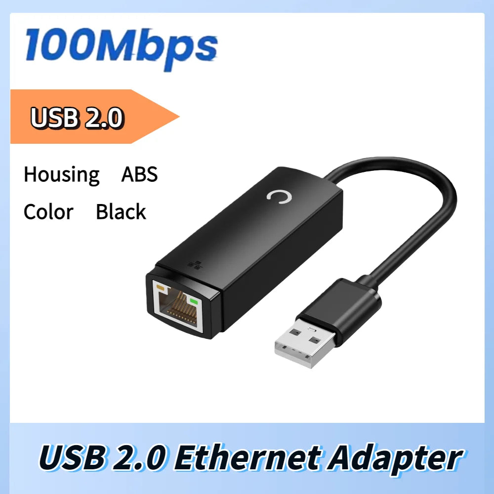 RJ45 USB 3.0 2.4GHz 1000Mbps USB Type C Adapter For MacBook