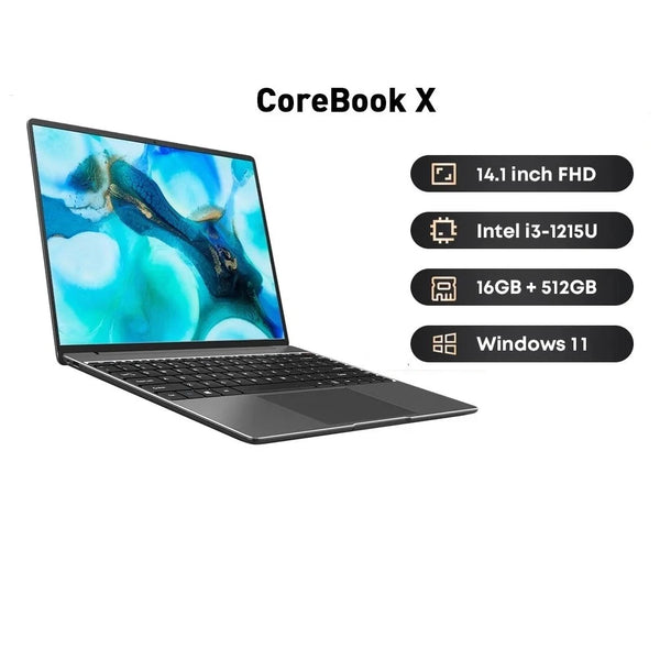 Chuwi CoreBook X i3-1215U DDR4 16GB RAM 512GB SSD 14.1 Inch Laptop
