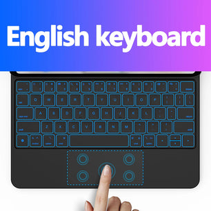 Wireless 11 Inches Magnetic Magic Keyboard Case for Apple iPad