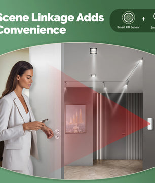 Moes Tuya WiFi Smart PIR Motion Sensor Home Security Detector