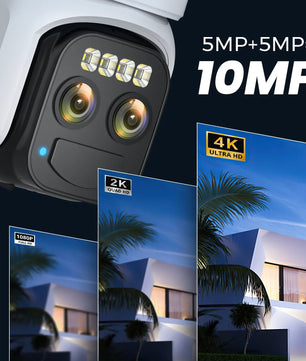 10MP 5K Wireless Solar Wifi Outdoor Surveillance Camera