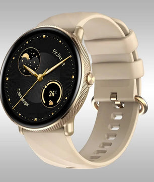 Steel Amoled Display Waterproof Android Round Shape Smartwatch