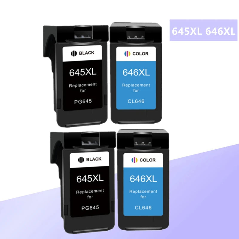 PG645 CL646 XL ink cartridge replacement for Canon PG-645 CL-646 PG 645 CL 646 Pixma MG2460 MG2560 MG2960 MG2965