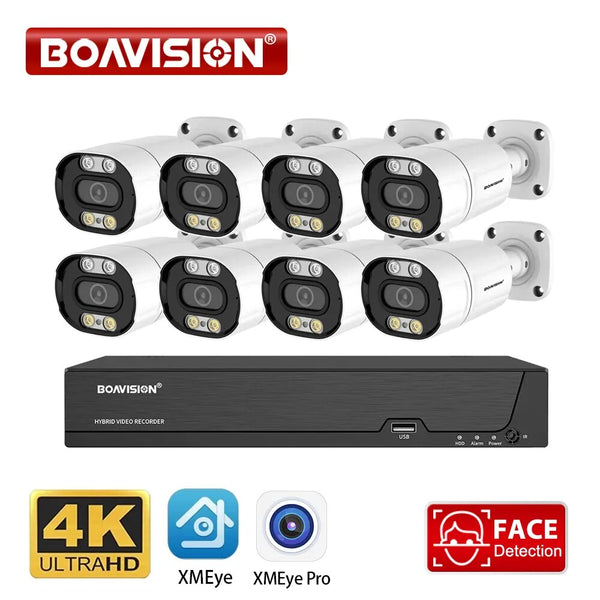 Boavision 8MP Night Vision Waterproof High Speed Bullet Camera