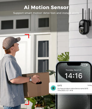 4MP Single Lens Wifi 5X Digital Zoom Surveillance Camera