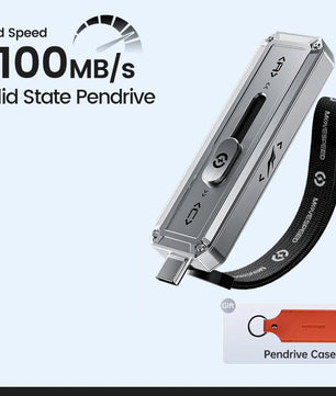256GB-2TB USB 3.2 Gen 2 Type-C Solid State Pen Drive