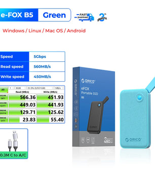 512GB - 2TB External Solid State Drive For Laptop And Desktop