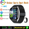 Silica Gel Waterproof Android Square Shaped Amoled Screen Smartwatch