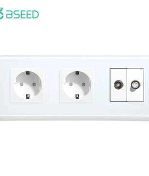 Bseed 16A Glass Panel Wireless WIFI Control Smart Power Socket