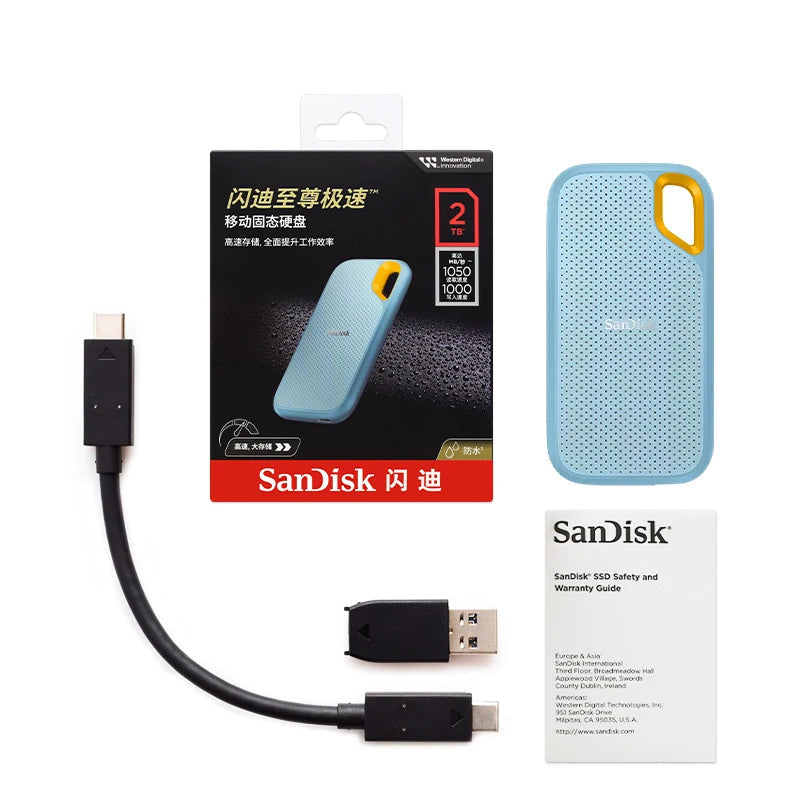 1TB-4TB High Capacity Portable External Solid State Drive for Laptop