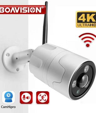 Boavision 8MP Night Vision Waterproof High Speed Bullet Camera
