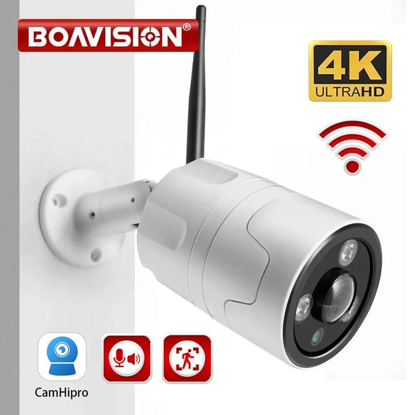 Boavision 8MP Night Vision Waterproof High Speed Bullet Camera