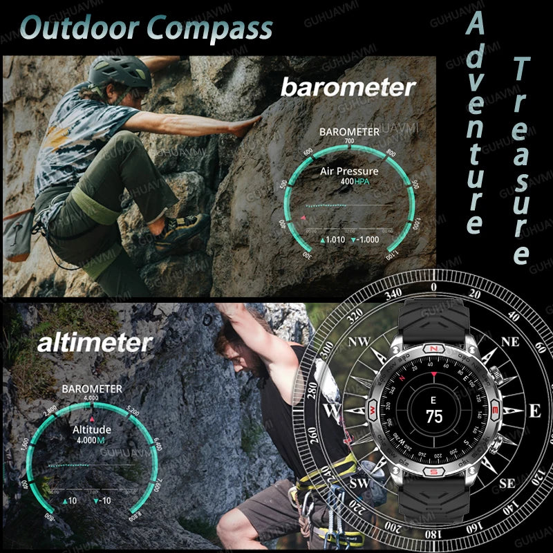 Stainless Steel Waterproof Android Round Shaped Bluetooth Smartwatch