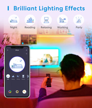 Meross Smart WiFi Compatible Alexa Google RGB LED Strip Lights