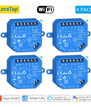 LoraTap 240V Plastic Automatic WIFI Roller Shutter Curtain Module